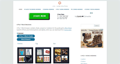 Desktop Screenshot of 4pic1wordsolutions.com