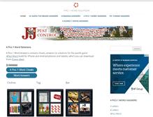 Tablet Screenshot of 4pic1wordsolutions.com